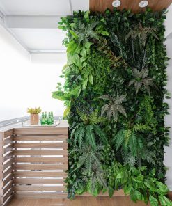 Tường cây giả quận 9