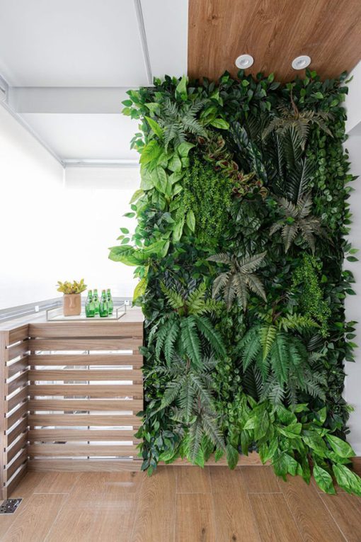 Tường cây giả quận 9