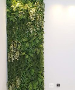 Tường cây giả sân thượng