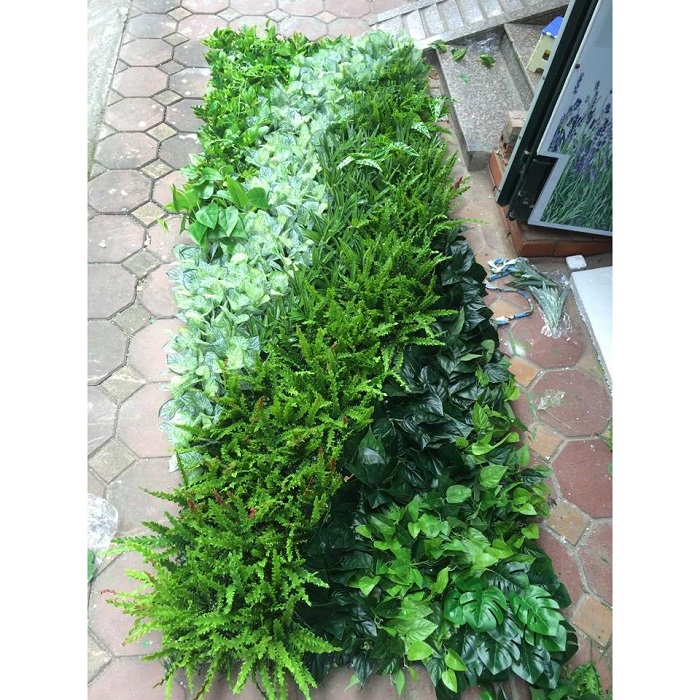 Thi công tường cây giả ở quận 3