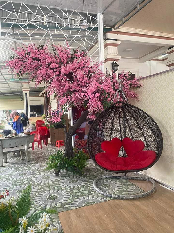 Cây đào giả sản phẩm trang trí