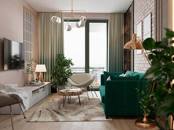 thiết kế nội thất phong cách tropical