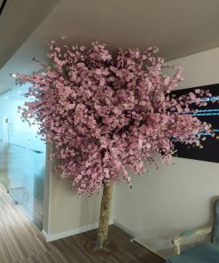 Cây Đào Giả Cao 2.5m Cho Công Ty