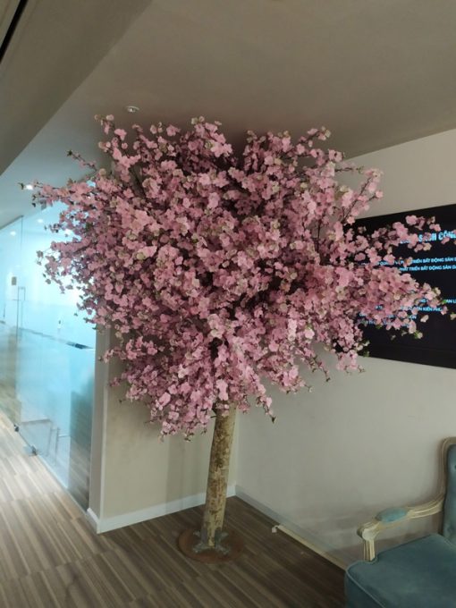 Cây Đào Giả Cao 2.5m Cho Công Ty