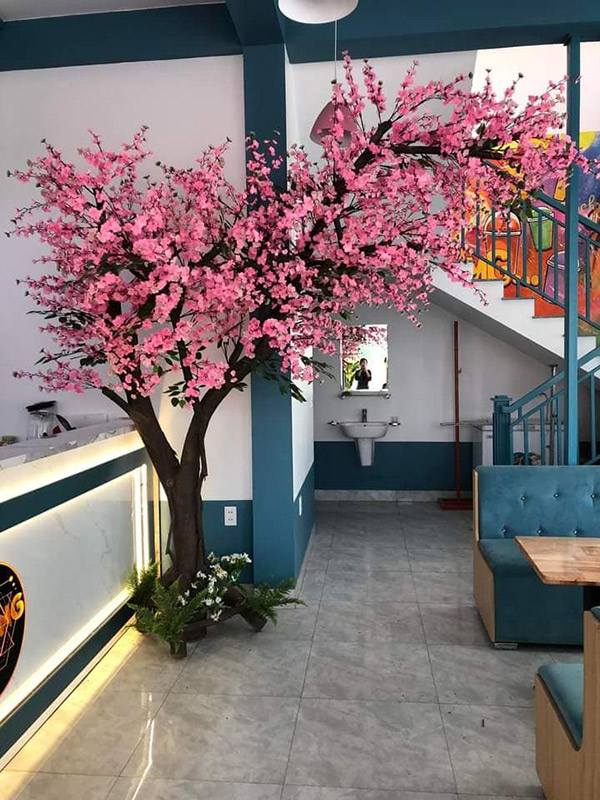 Cây đào giả sản phẩm trang trí
