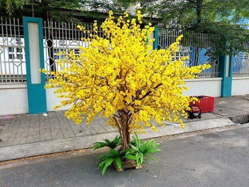 Cây mai giả cao 2,5m cho spa