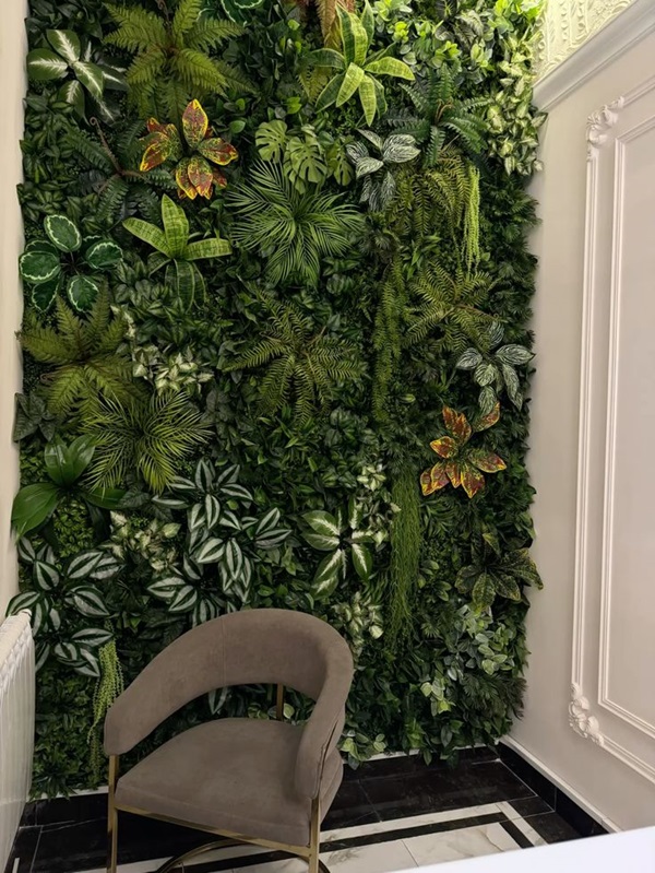 Giá Thi Công Tường Cây Giả Quán Cafe 