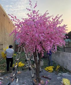 Cây đào giả trang trí hội nghị