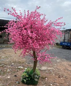 Cây đào giả cao 2.3m trang trí sự kiện