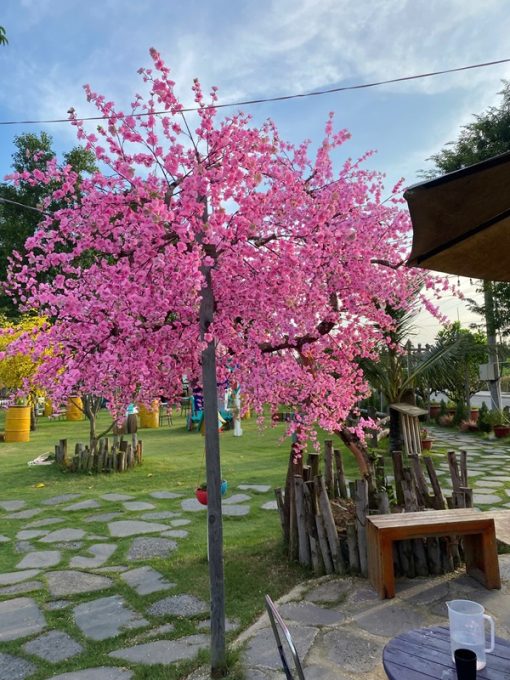 Cây đào giả cao 2,7m cho văn phòng